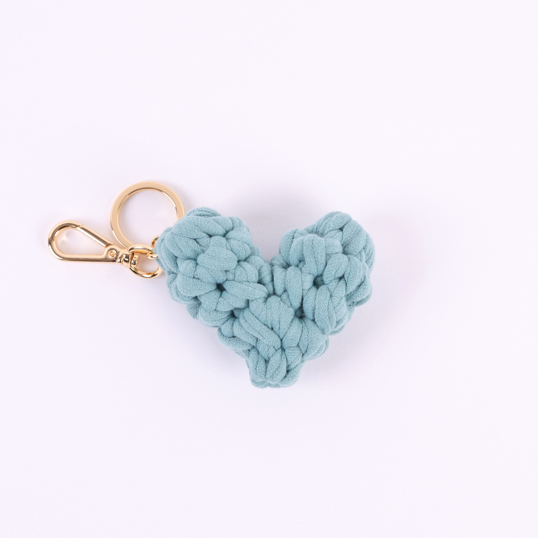 [Blue Label] MystiKotita - DIY big heart fabric bag charm